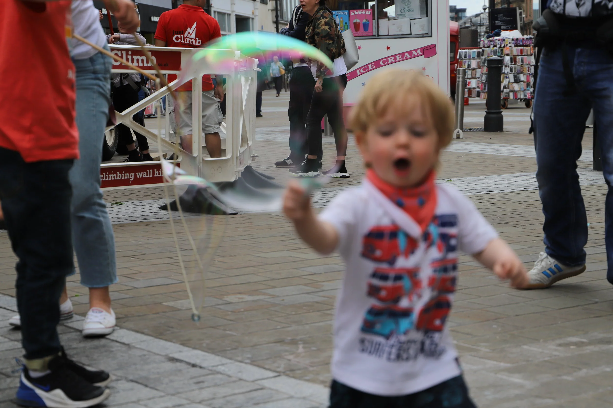 Playbox002 on Briggate, Leeds City Centre