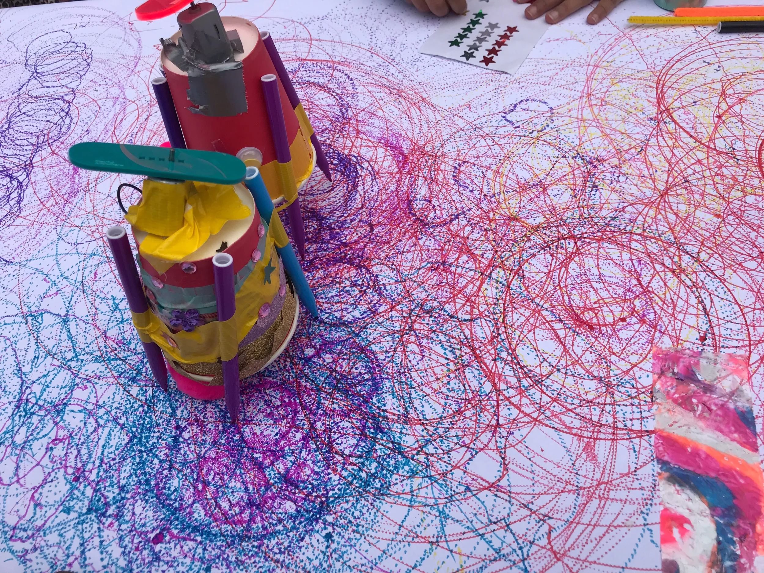Doodlebots. Shiregreen, Sheffield 2019