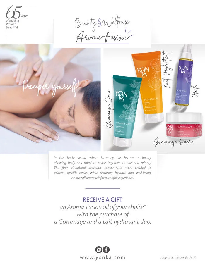 Body Scrub, Milk and Dry Oil with essential oils