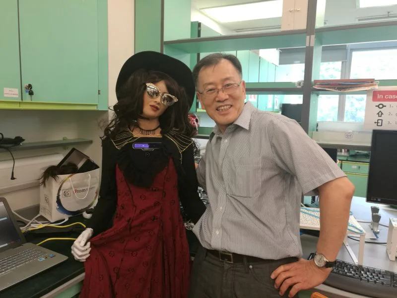 Visiting Hanson Robotics in Hong Kong Science Park (with humanoid robot Sophia)