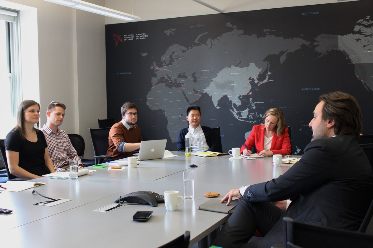 A roundtable at APF Headquarters with Lee Kane, Canadian Senior Trade Commissioner in Beijing