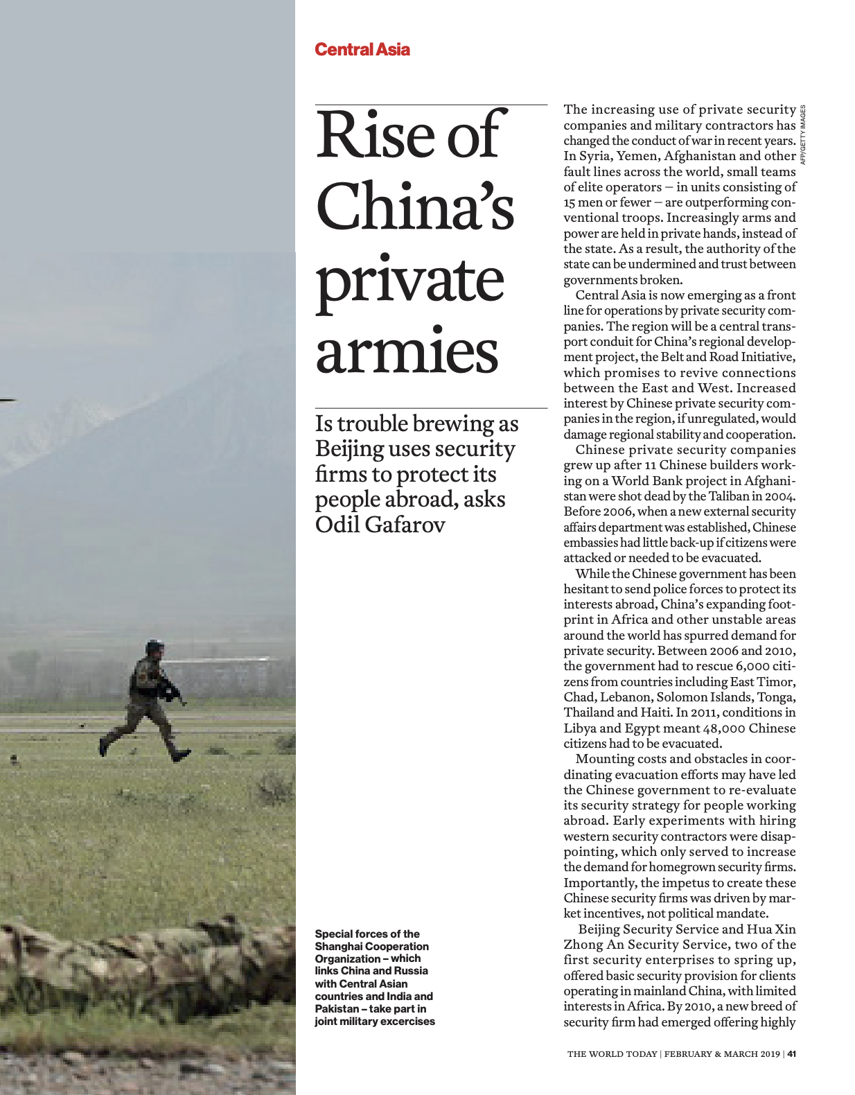 Rise of China's Private Armies