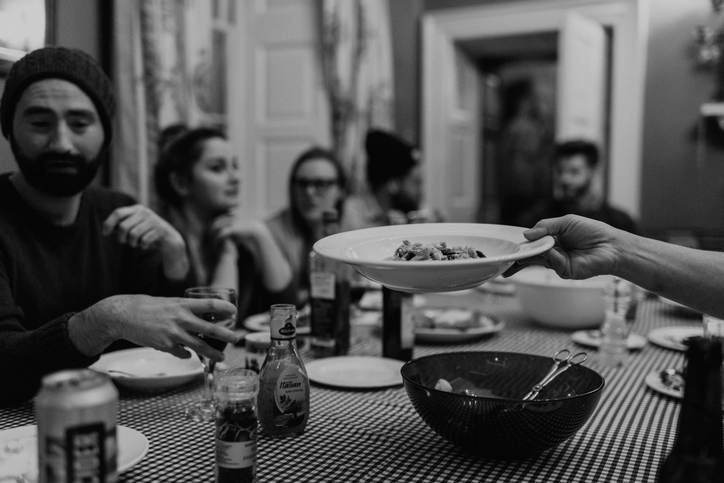 Sit down with your family, close friends, or bridal party the night before your wedding and break bread. This photo by Scarlet O’Neill is from the night before my wedding when people who had never met before sat next to one another and wove deeper the love that my husband and I share. Strangers became friends, families laughed and found connection. If someone felt like giving a toast or a story, they stood up and did it. There was no structure, no pressure, just a bunch of Americans (and a few Germans) eating spaghetti together in a small town in Ireland.