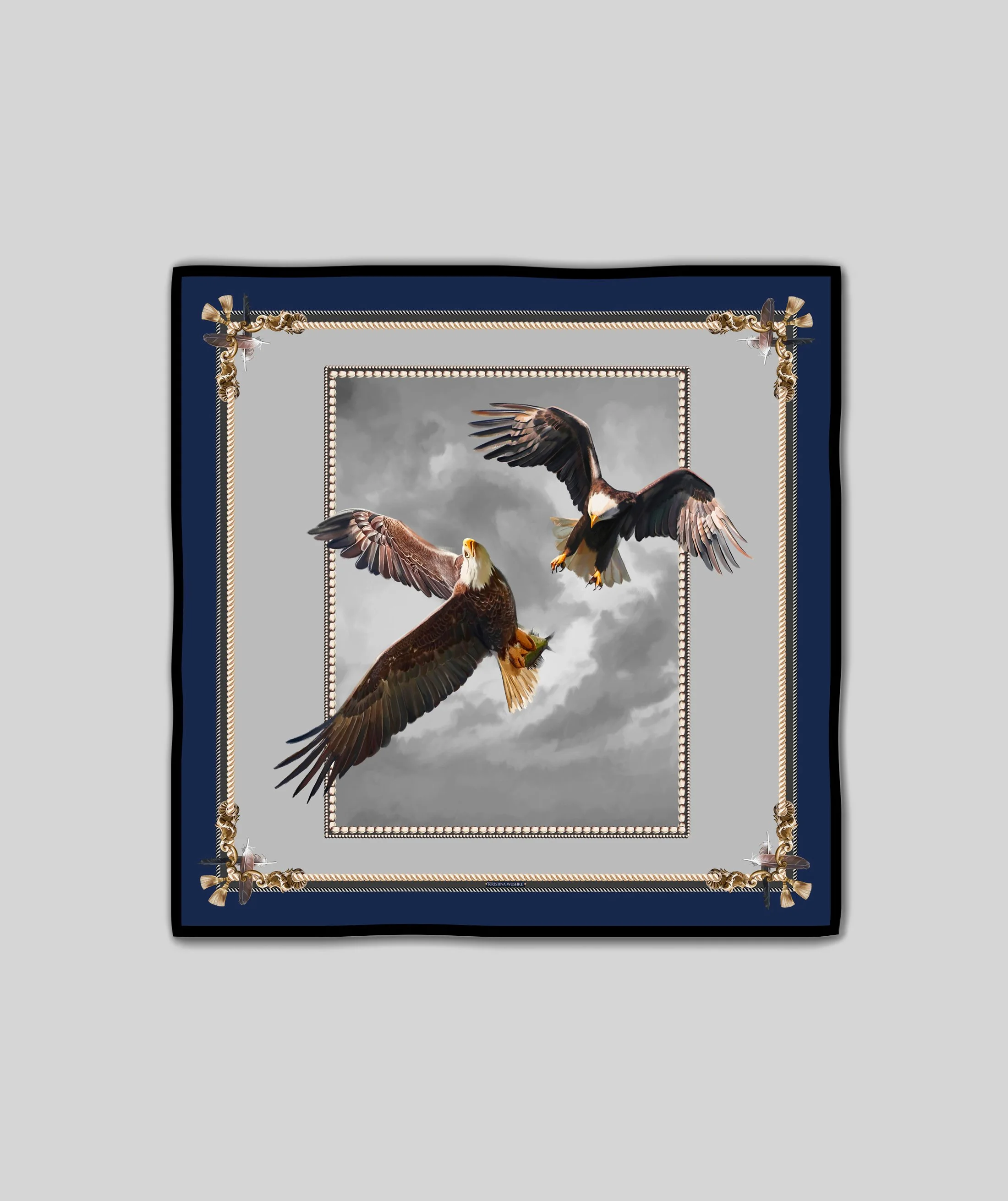 EAGLE’S FIGHT silk bandana