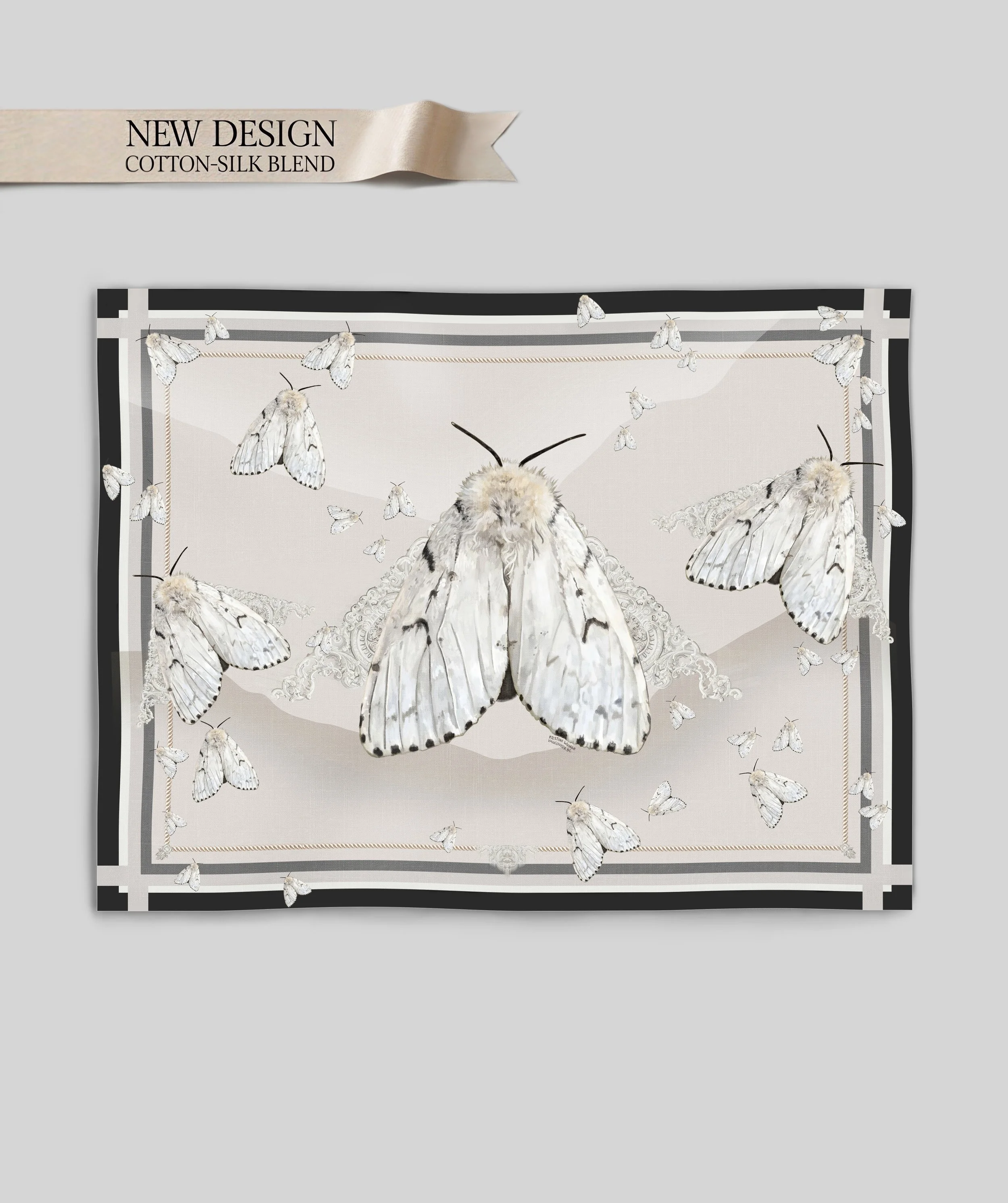 MOTH cotton silk shawl