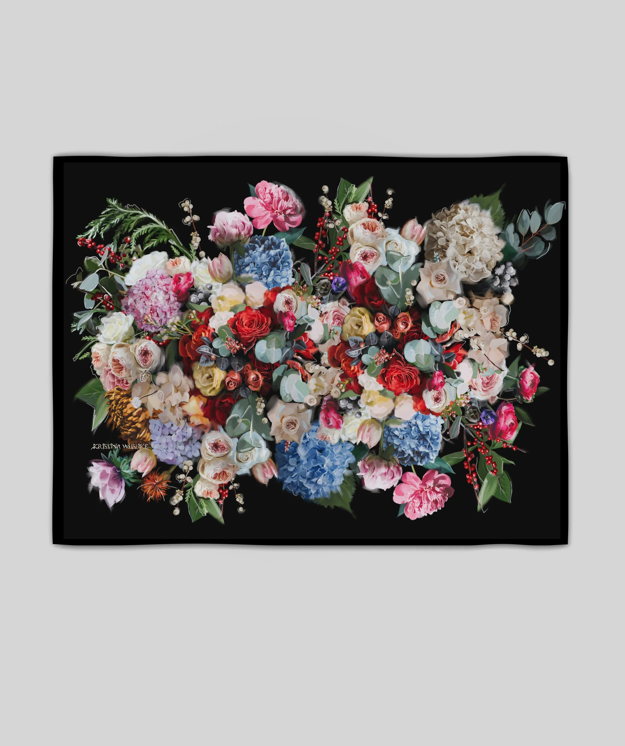 SOUL GARDEN - Wool+Silk Shawl