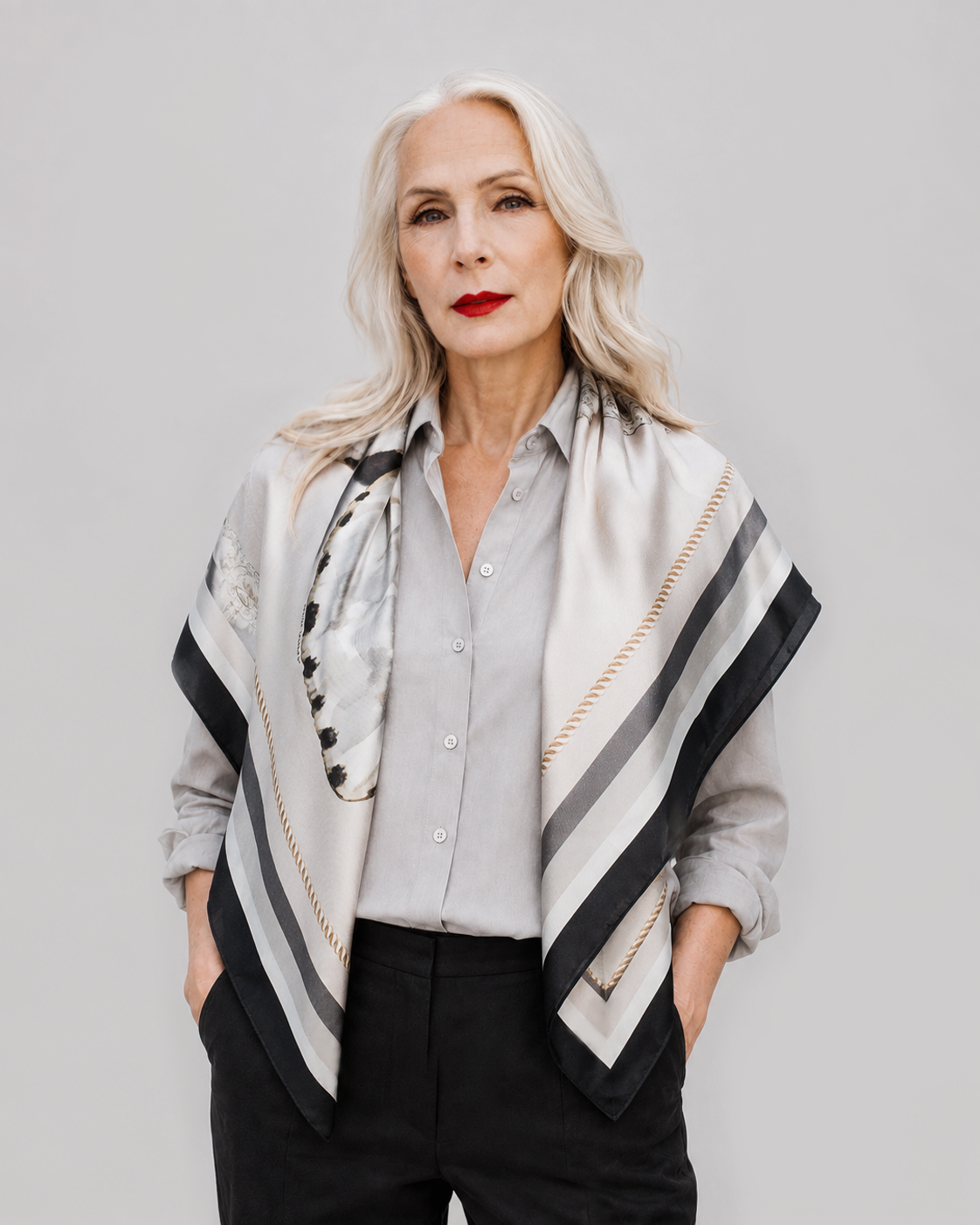 Designer beige scarf square order online canada.png