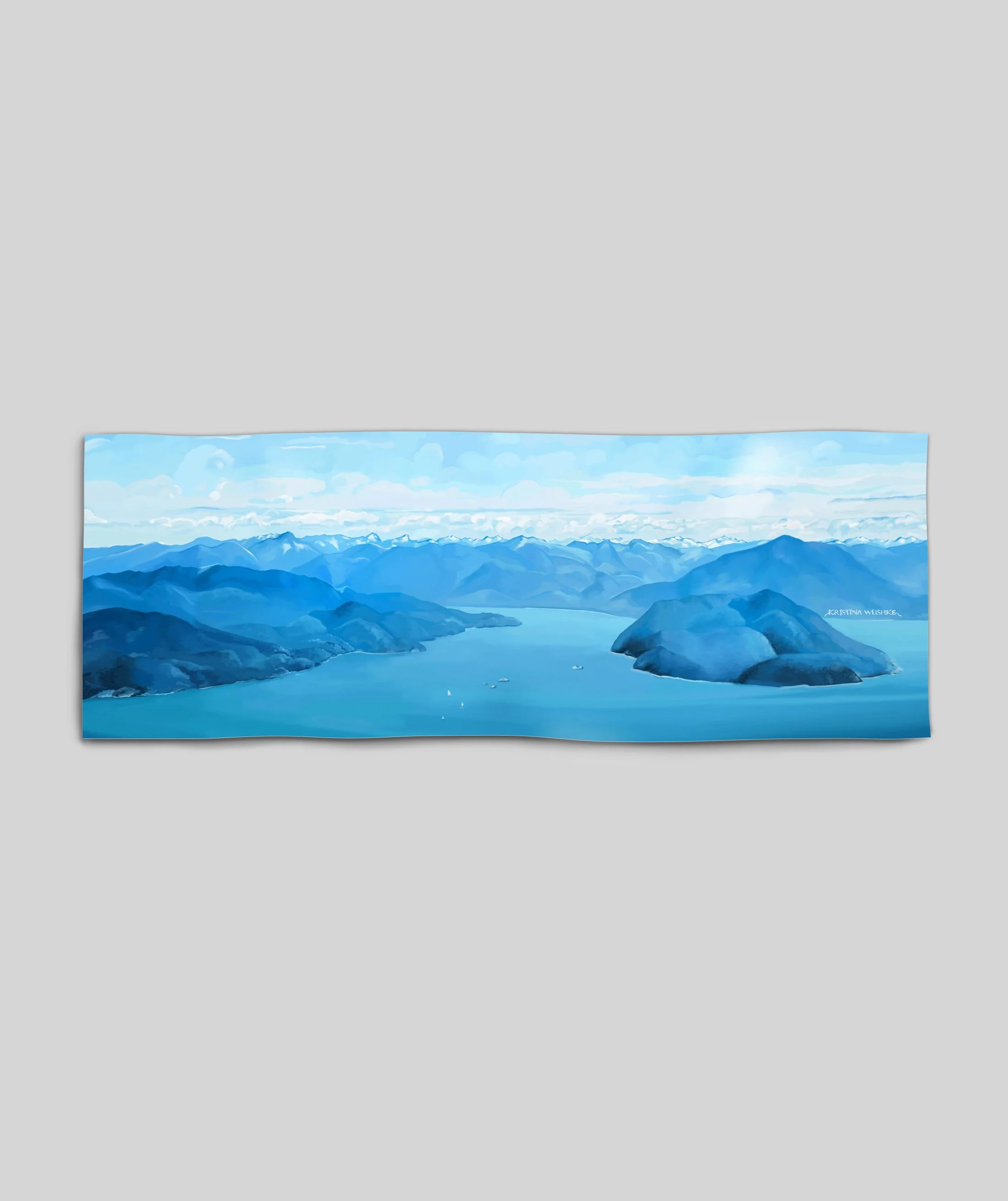 SERENITY - silk scarf