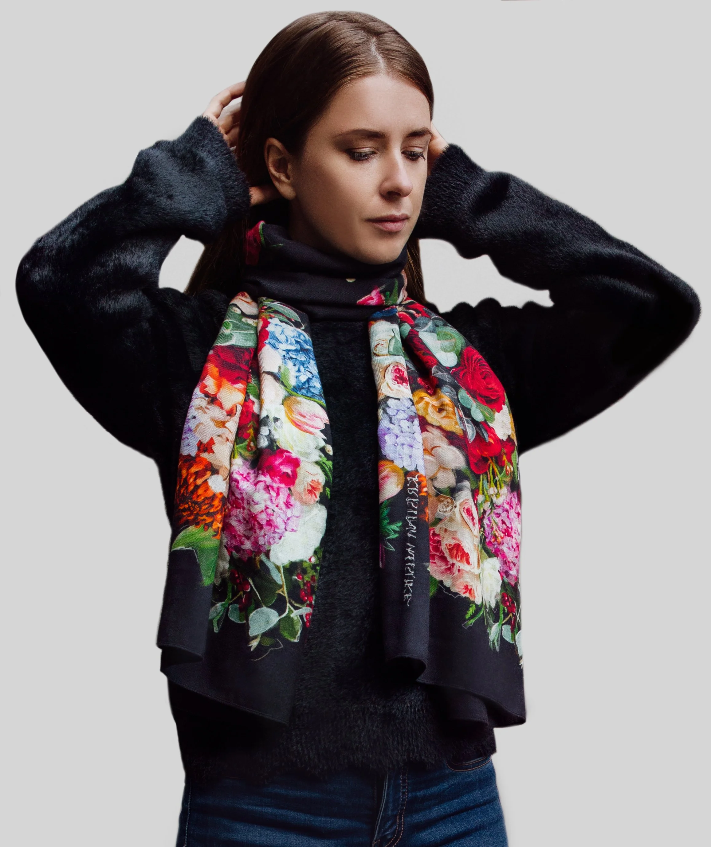 Designer light wool shawl with floral print (9).jpg