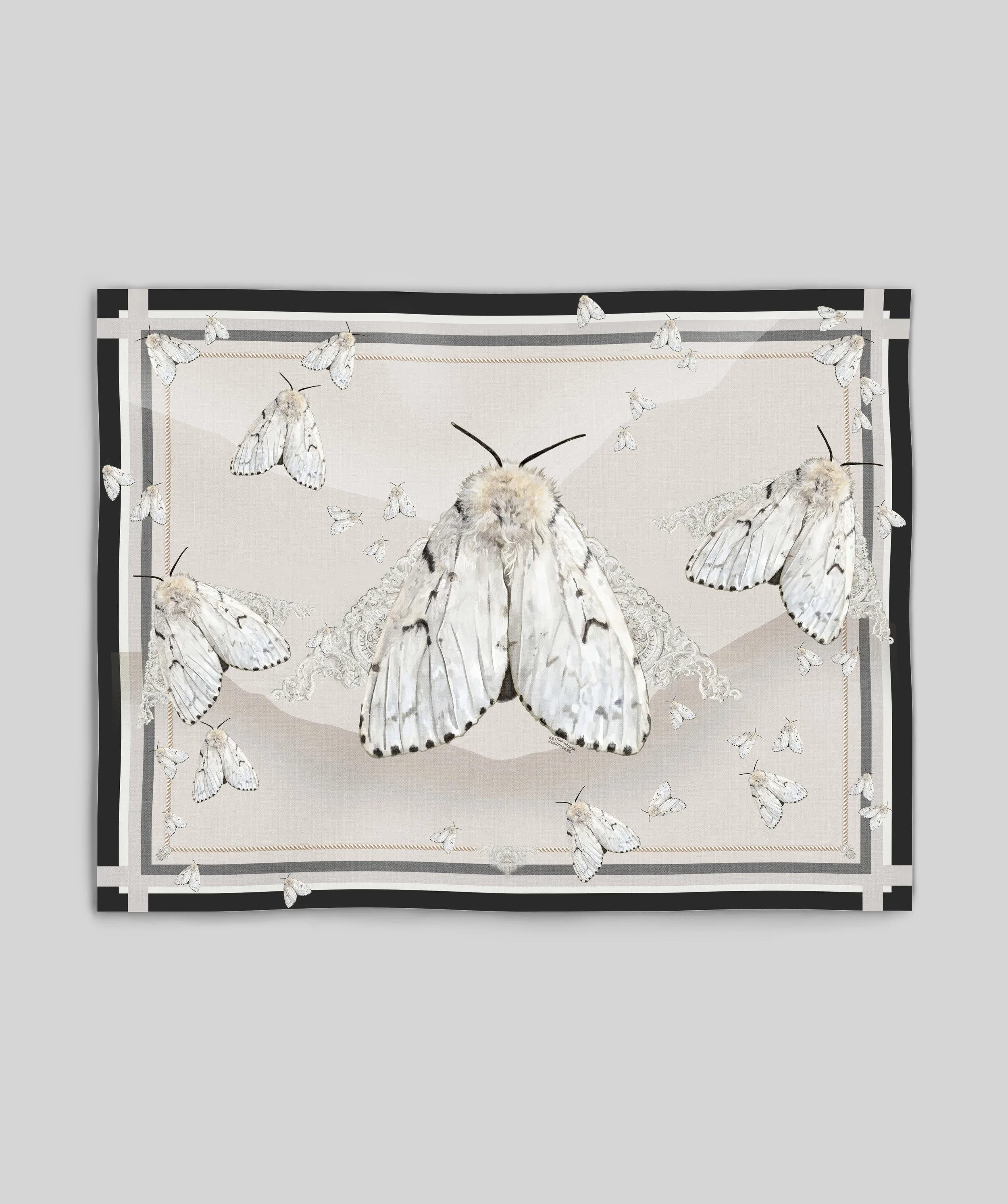 MOTH cotton silk shawl