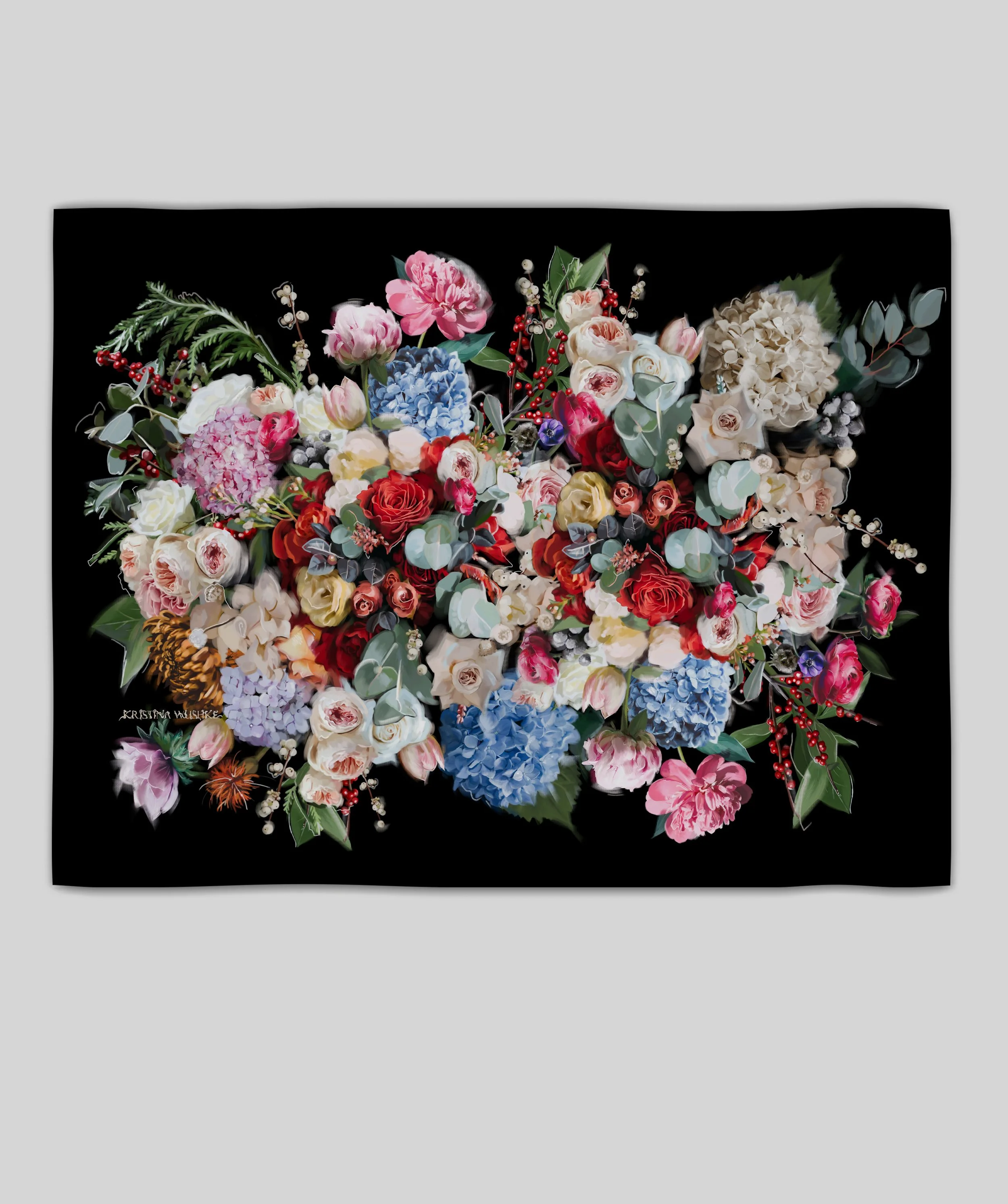 SOUL GARDEN - Wool+Silk Shawl