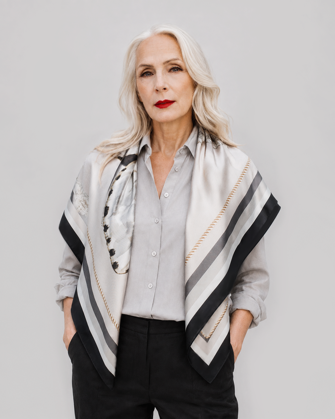 Designer beige scarf square order online canada.png