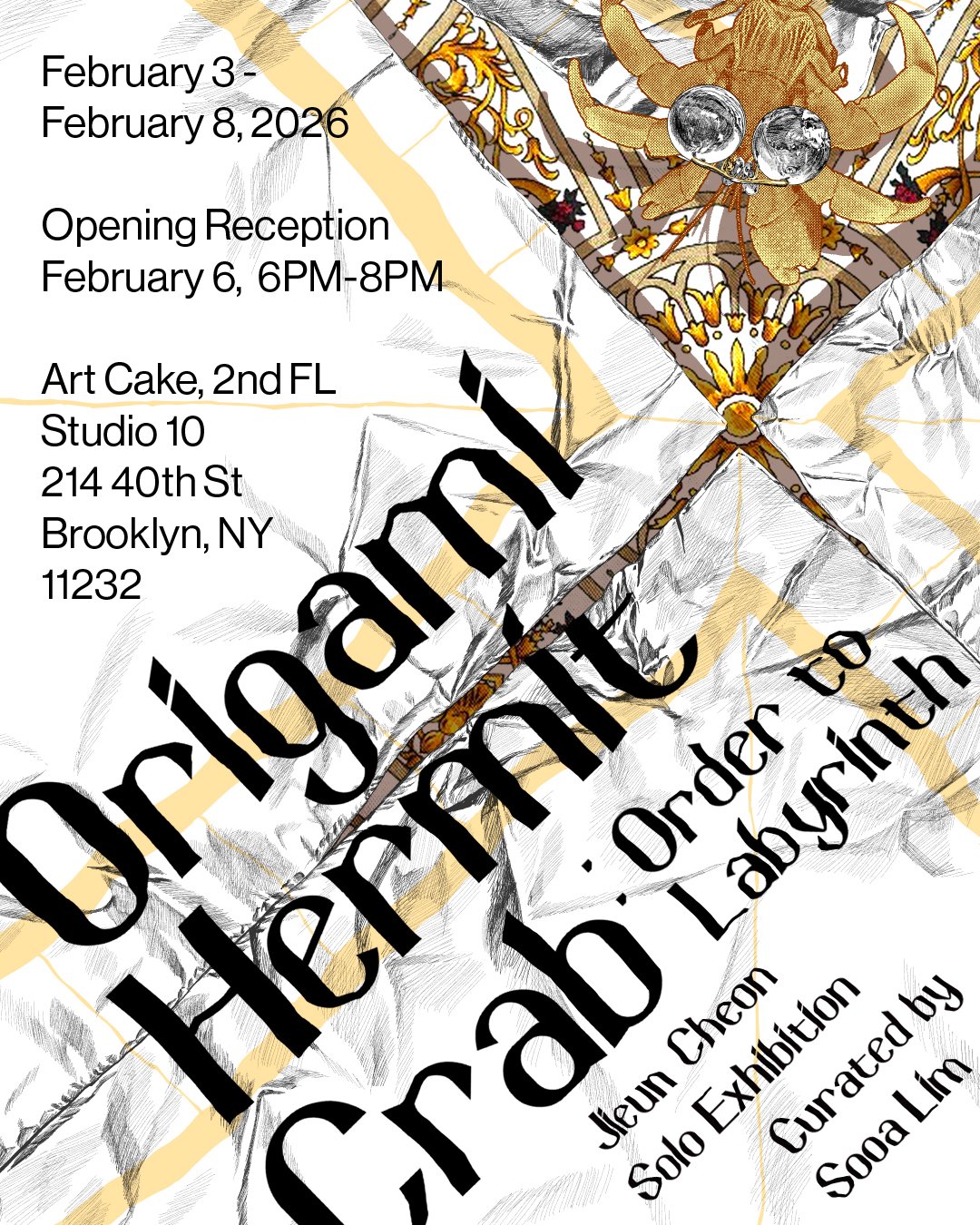 Origami Hermit Crab: Order to Labyrinth