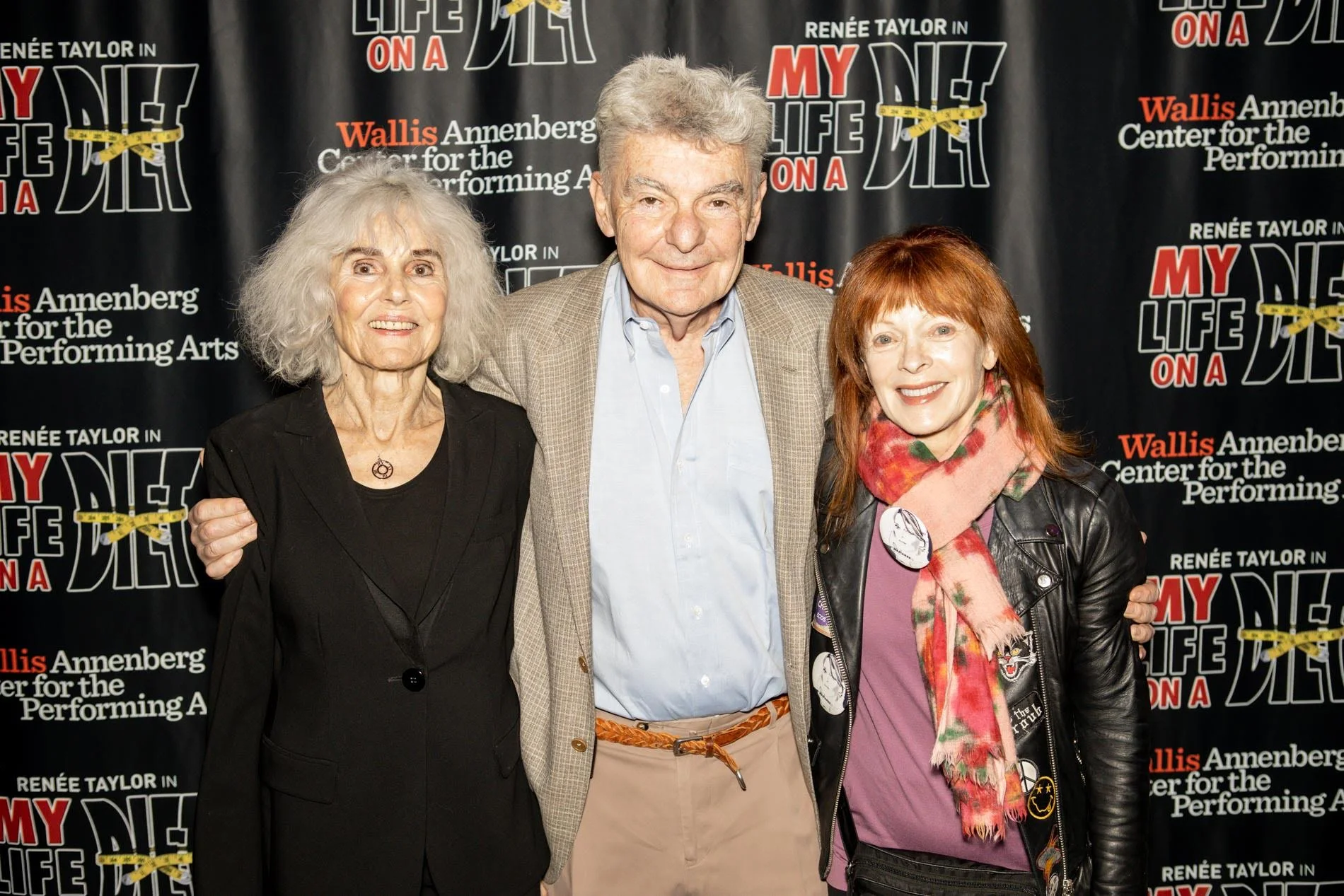 Paula Prentiss, Richard Benjamin and Frances Fisher