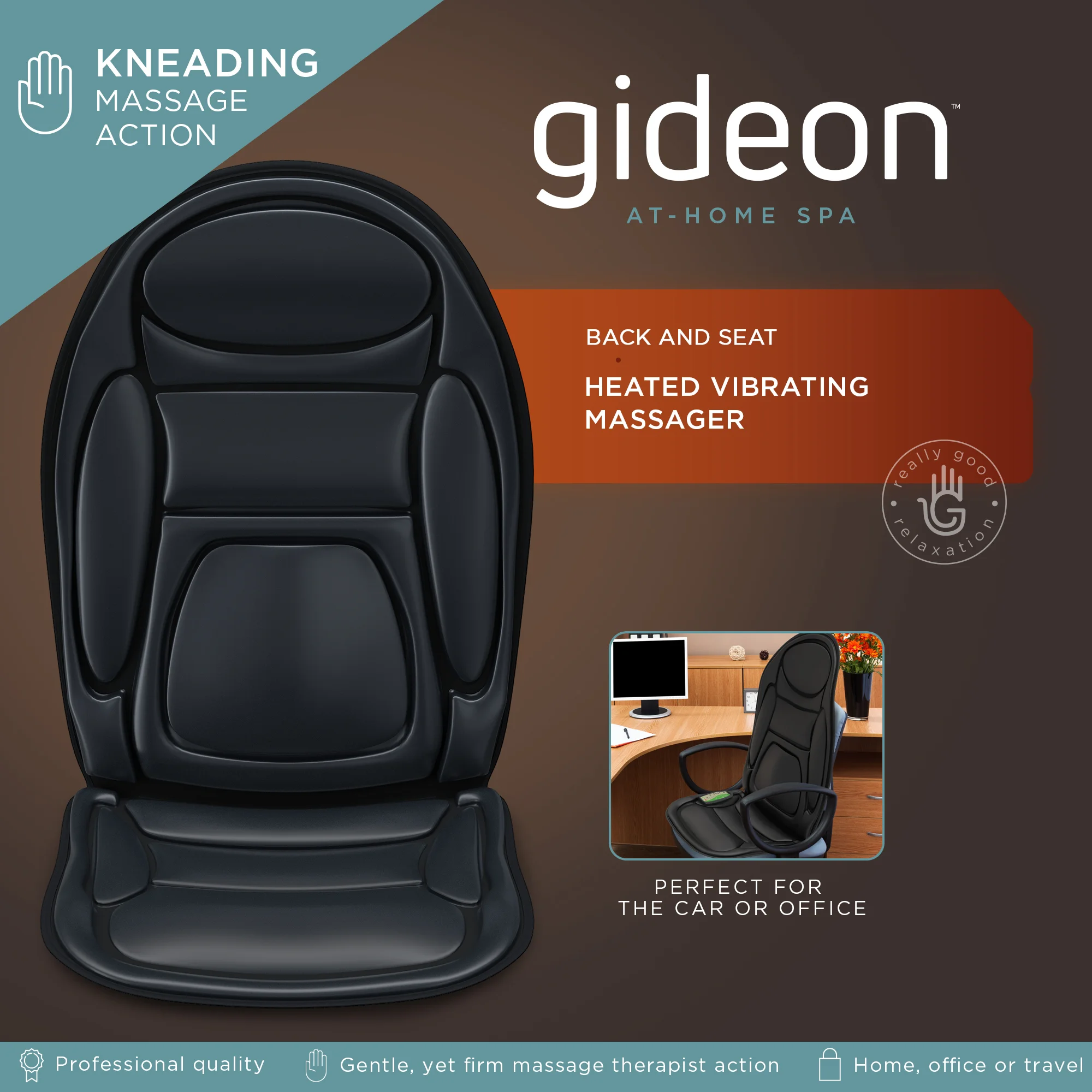 gideon at home spa back massager