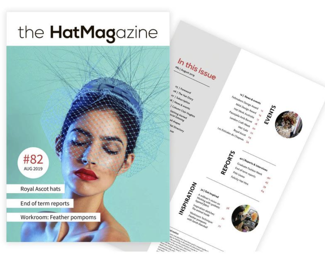 Marthe Dumas dans The Hat Magazine 