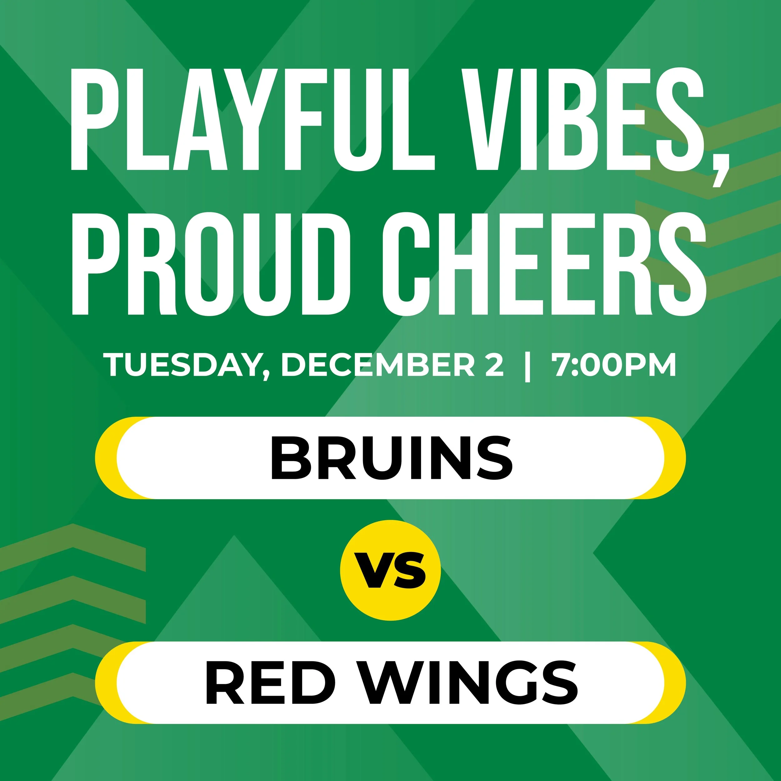 Food + Faceoffs: Bruins vs. Red Wings