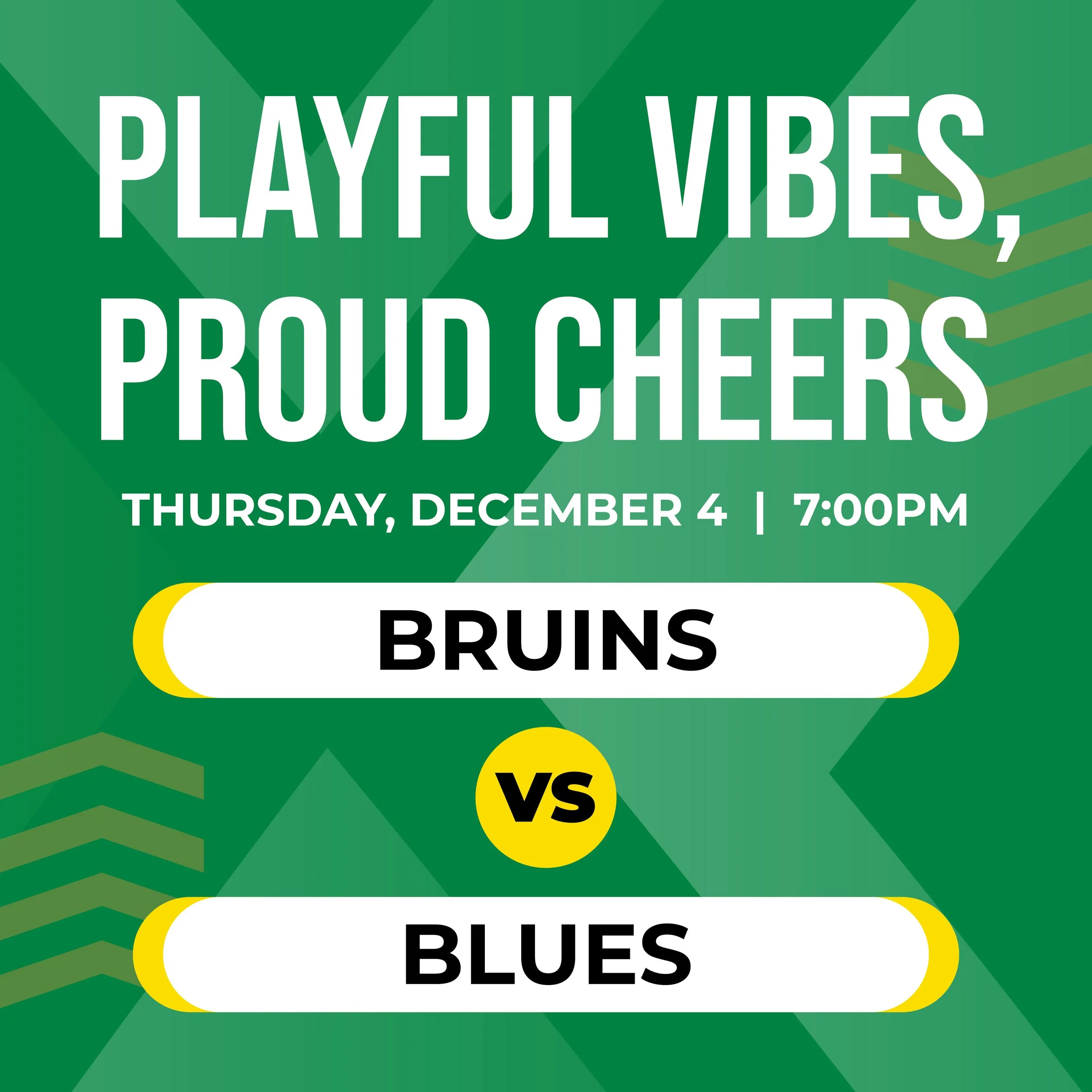 Food + Faceoffs: Bruins vs. Blues