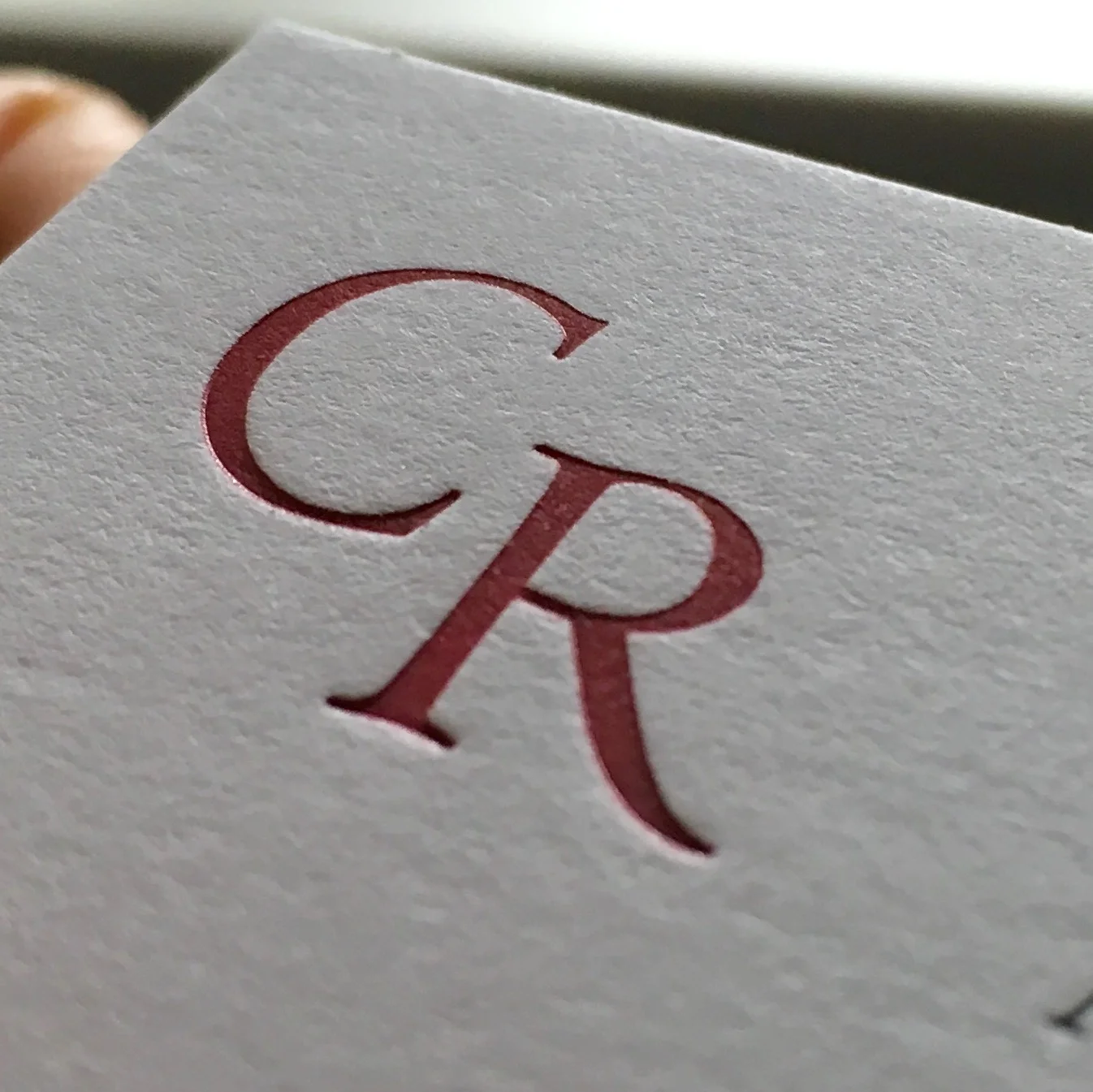 Detail of business cards