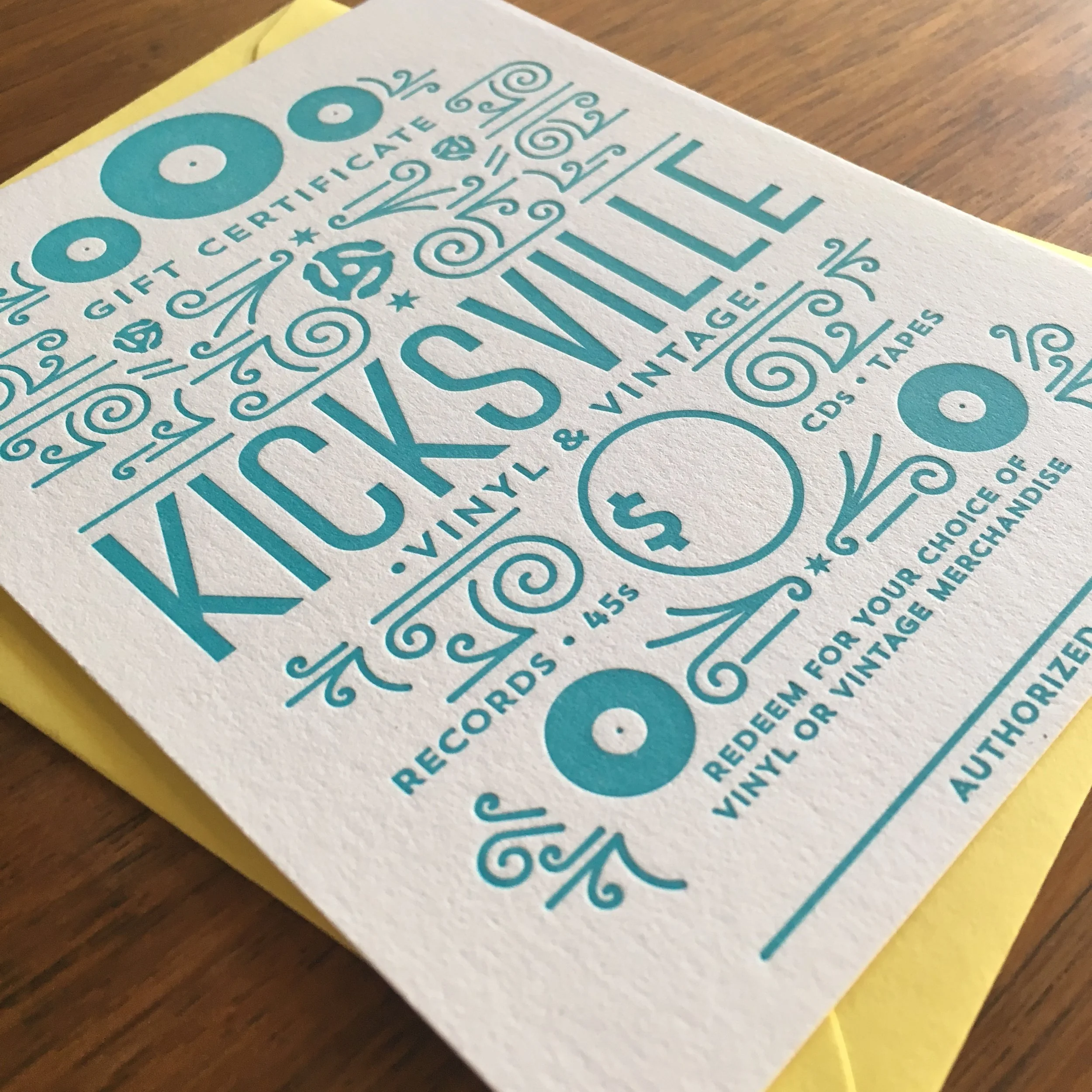 Gift certificates for Kicksville Vinyl & Vintage