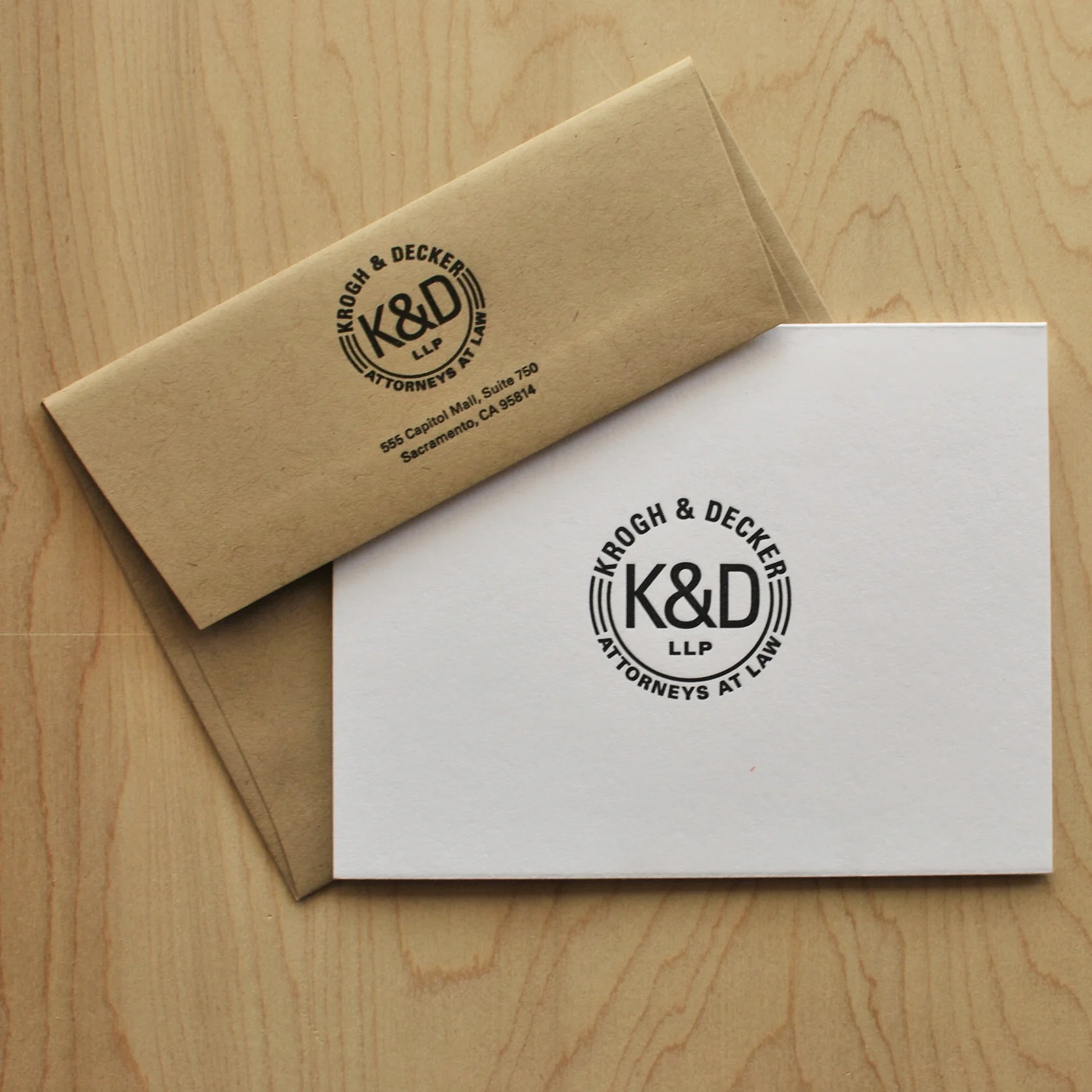Stationery for Krogh & Decker LLP