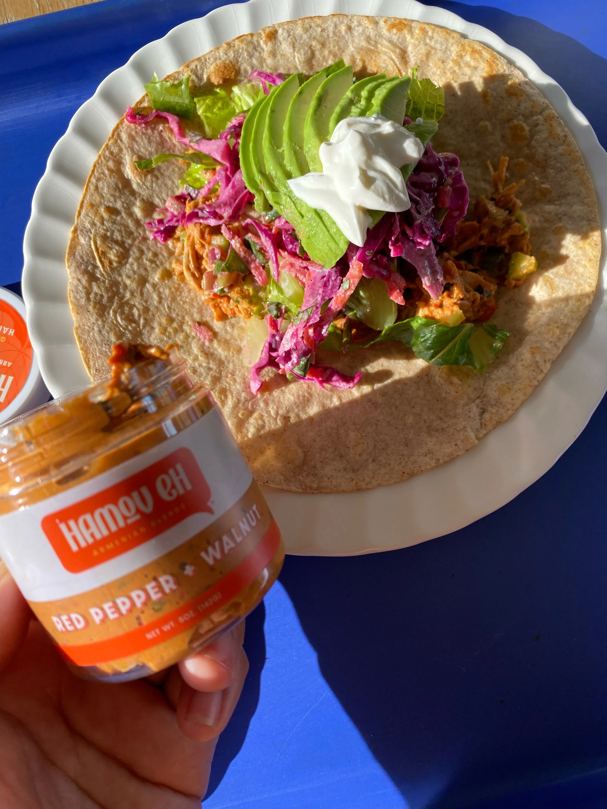 Pulled Chicken Salad Wrap