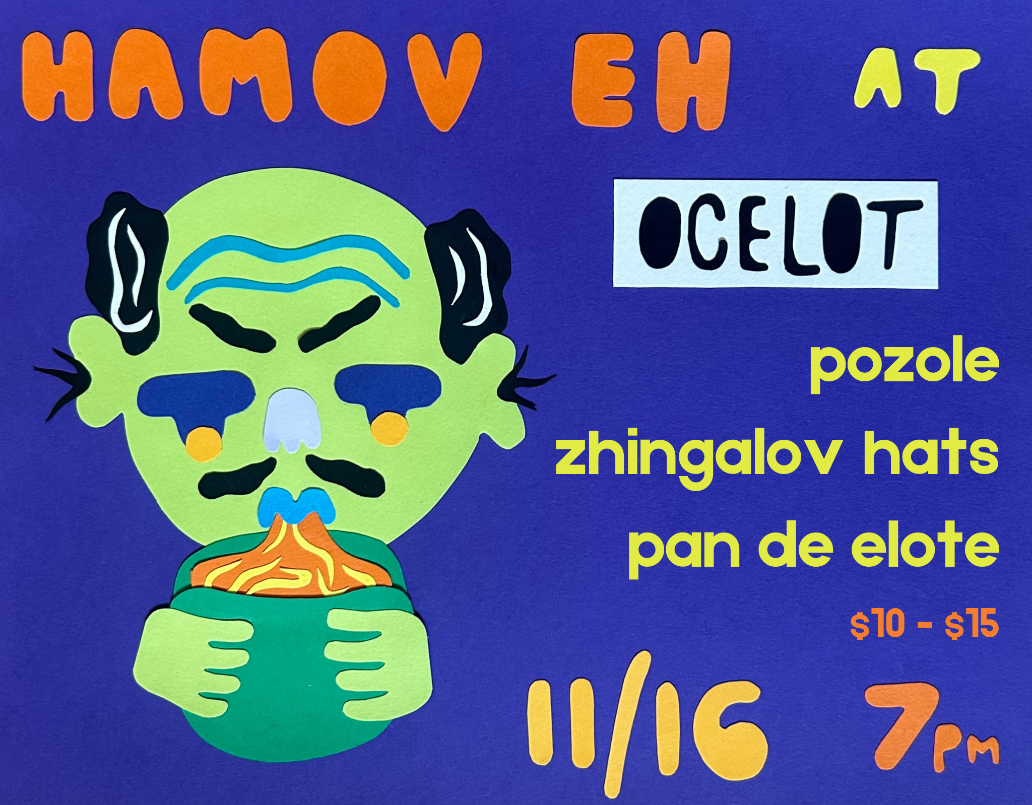 Hamov Eh Pop-up at Ocelot