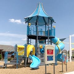 Amenity center playground