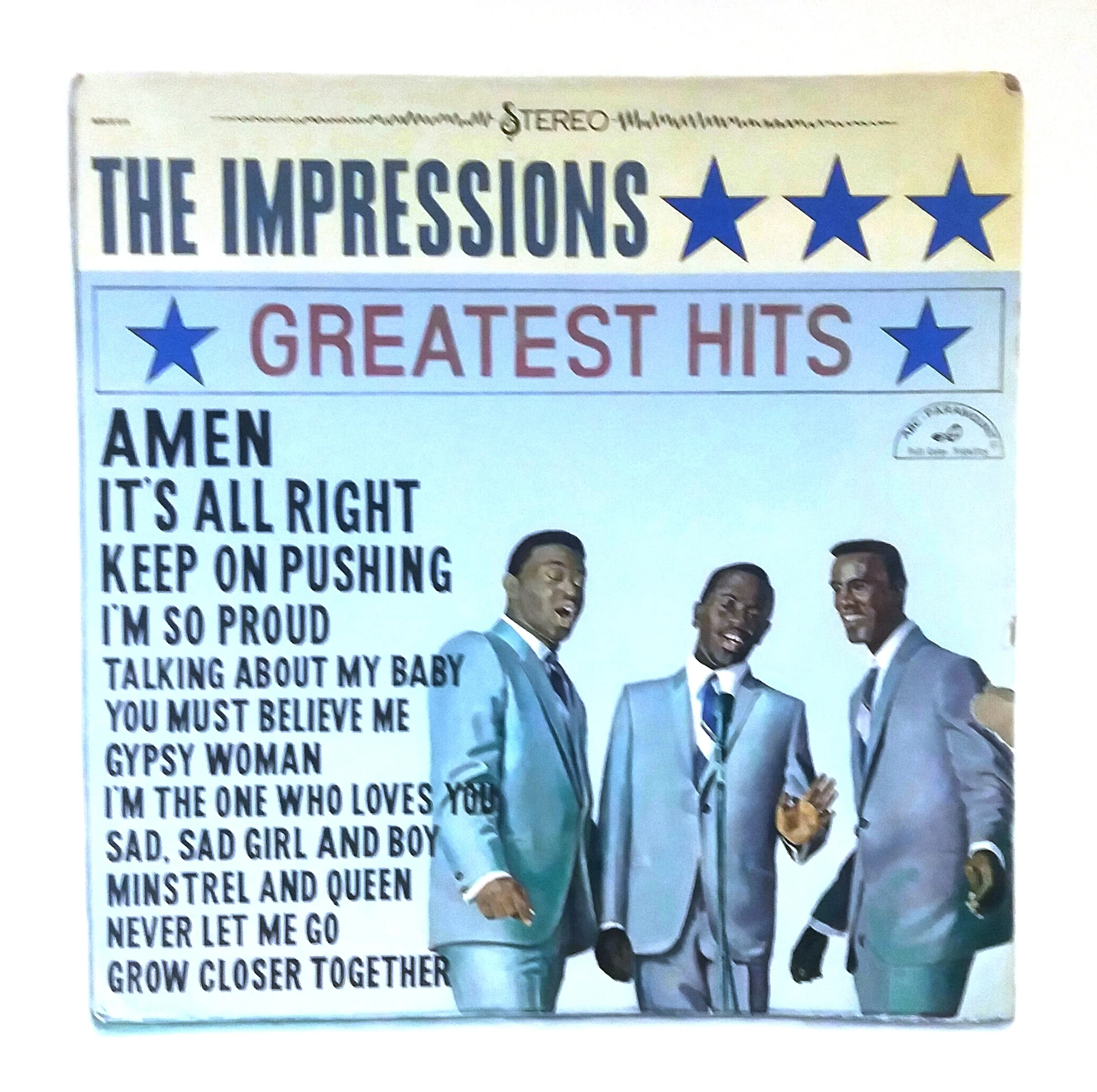 The Impressions Greatest Hits - acrylic on canvas.