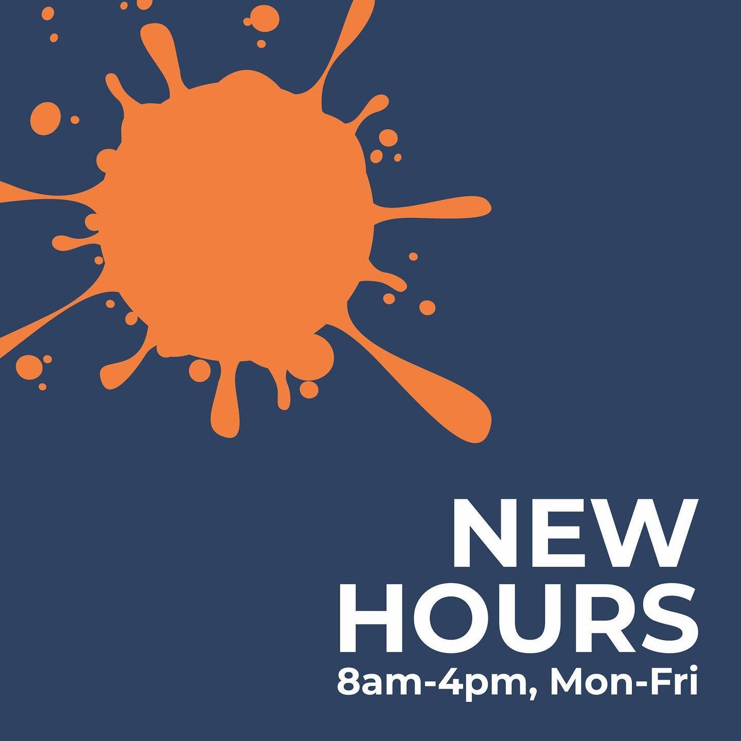 It's time to increase our hours again! We're now open 8am - 4pm, Monday - Friday. Thank you for your continued
support, we wouldn't be here without YOU!

#oceanshoreprinting
#inkedatoceanshore
#updatedhours
#grateful
#sogoodtobebusyagain
#cov