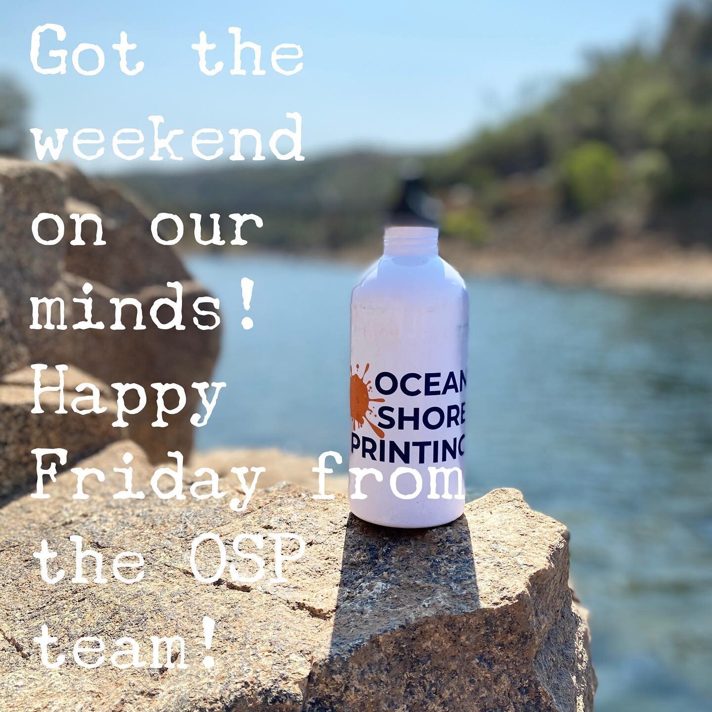 Can&rsquo;t stop thINKing about the weekend! Here&rsquo;s to a great one!

#oceanshoreprinting 
#inkedatoceanshore 
#rocklinprinting 
#keepitlocal 
#shoplocal 
#playlocal
#weekendvibes