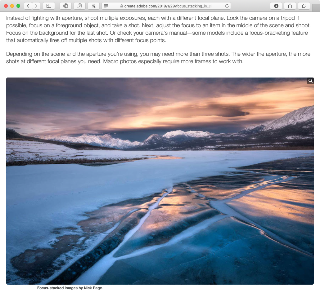 Nick Page’s photo from Jeff’s article in Adobe Create Magazine.