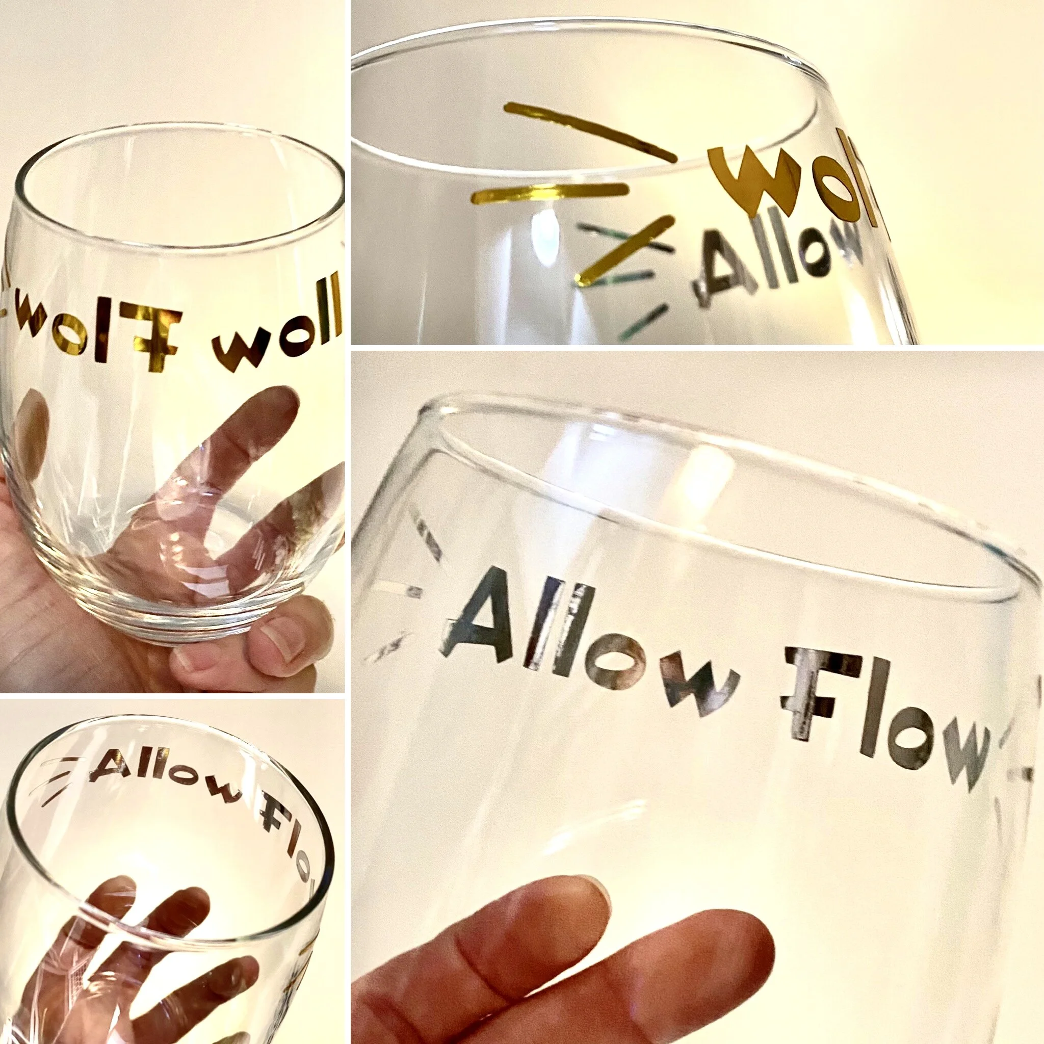 Allow Flow Wine Glass