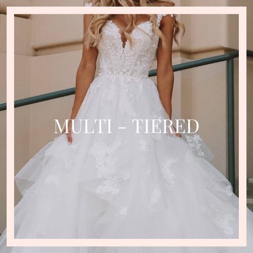 Multi-Tiered Wedding Dresses