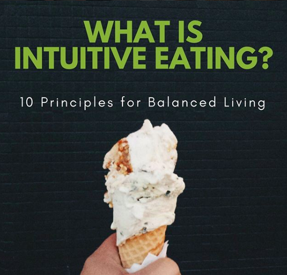 What is intuitive eating? @eathority on Instagram | featured on Didn't I Just Feed You podcast