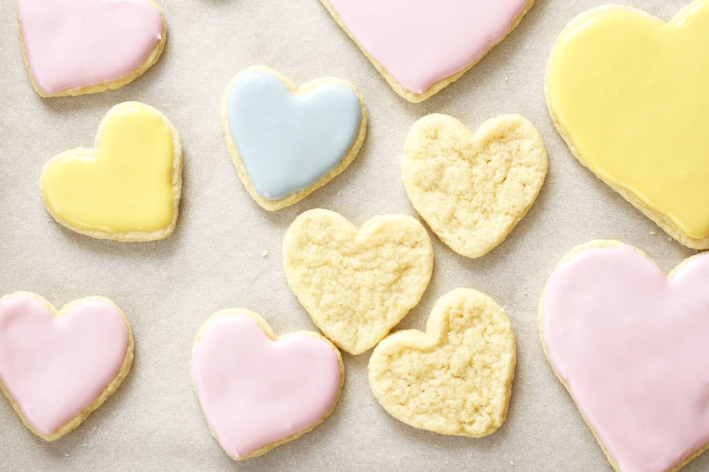 Conversation Heart Cake Mix Cookies by Miss Jones Baking Co | featured at Didn't I Just Feed You, a food podcast for parents