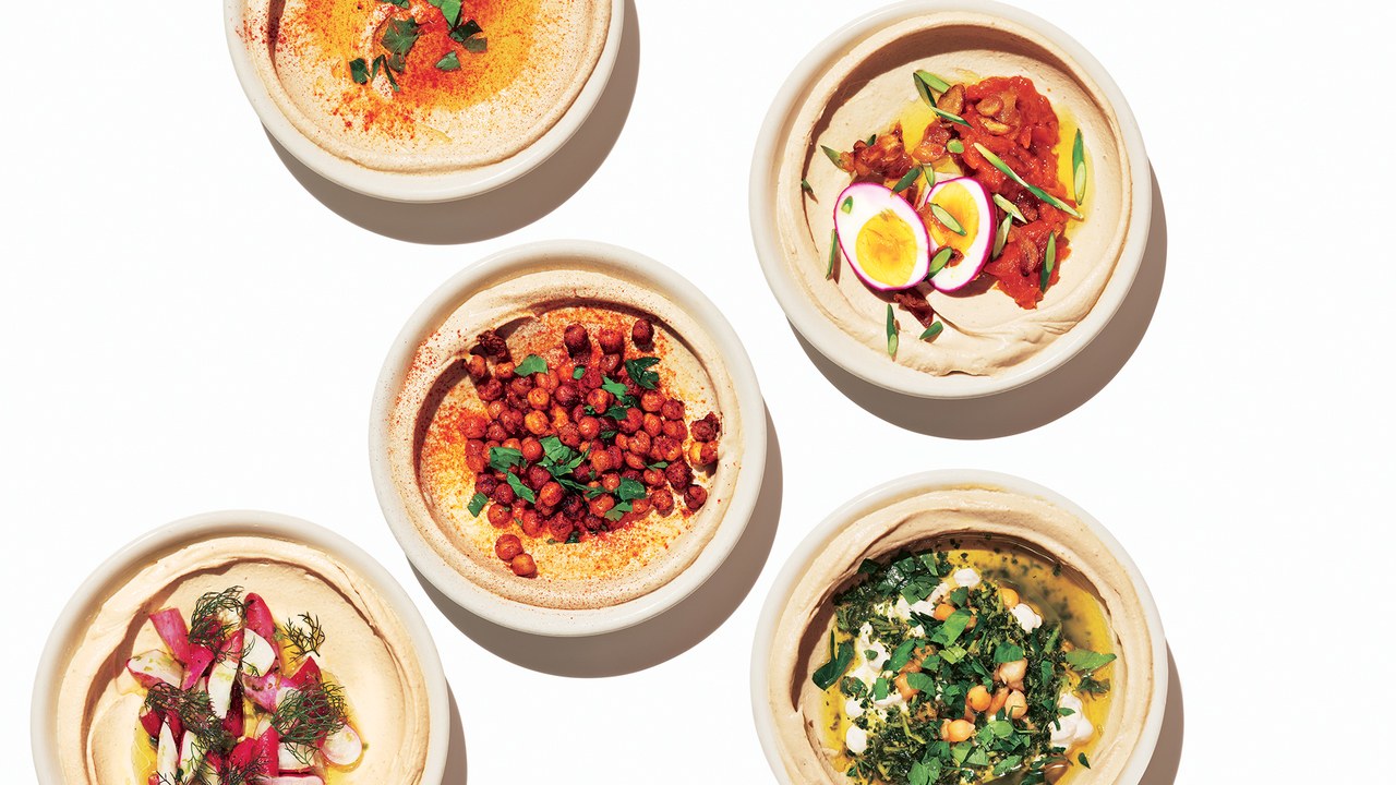 Israeli-Style Hummus Bowls | Photo: Ted Cavanaugh for Bon Appetit