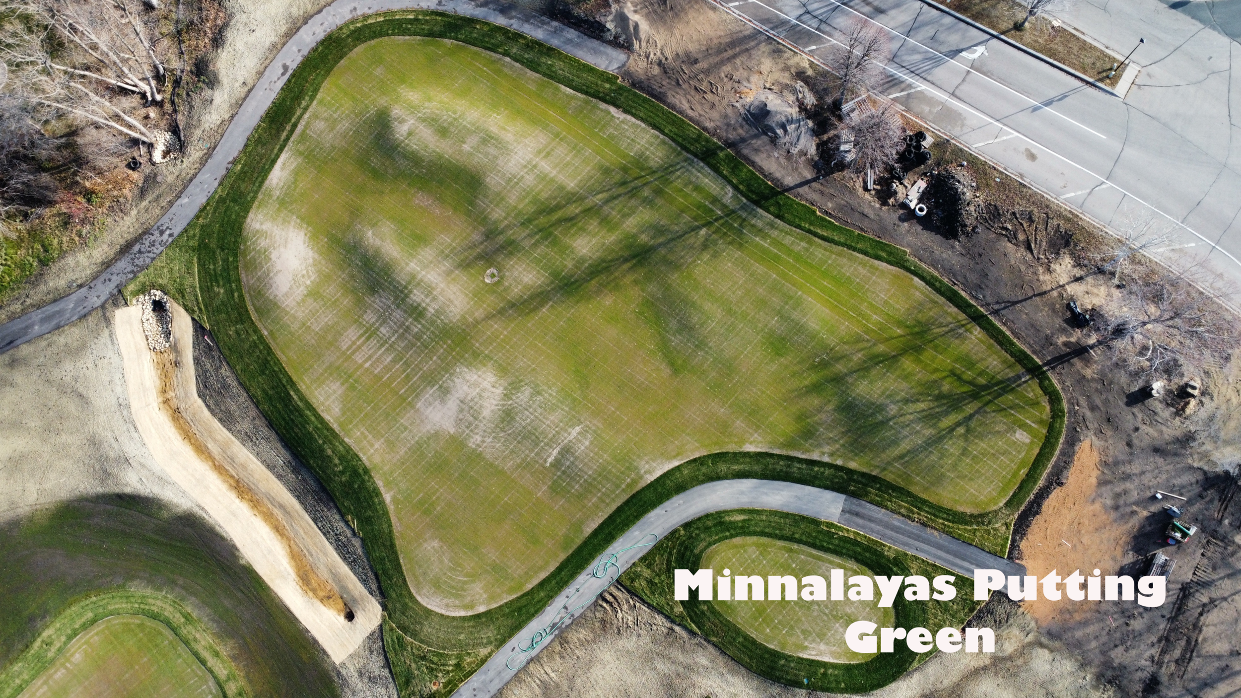  Minnalayas Putting Course | 30,000 square feet | Open to the Public Green Shaped by Jonathan Reisetter  How much fun are you willing to have? Backing up to Hazeltine Bvld., this putting course is easy to get to and open to the public. The countours 