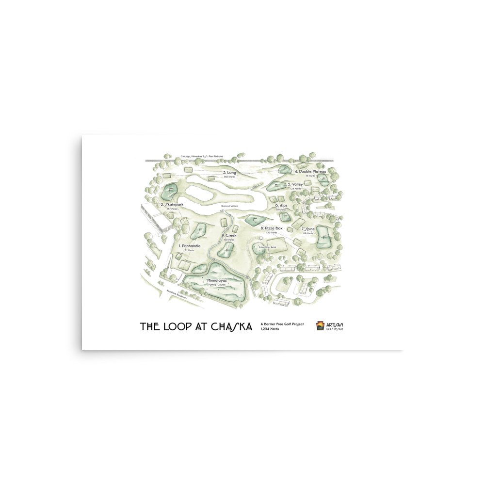 The Loop Routing Poster — Barrier Free Golf