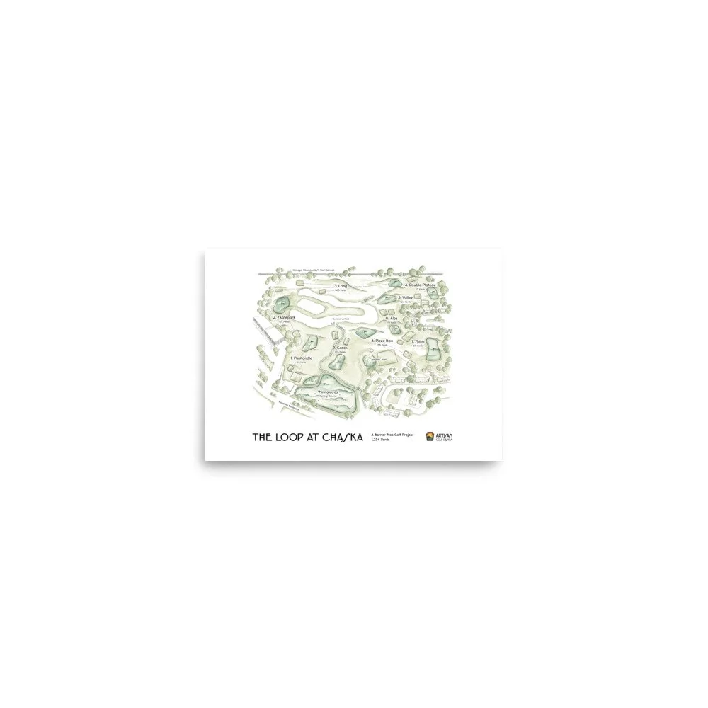 The Loop Routing Poster — Barrier Free Golf