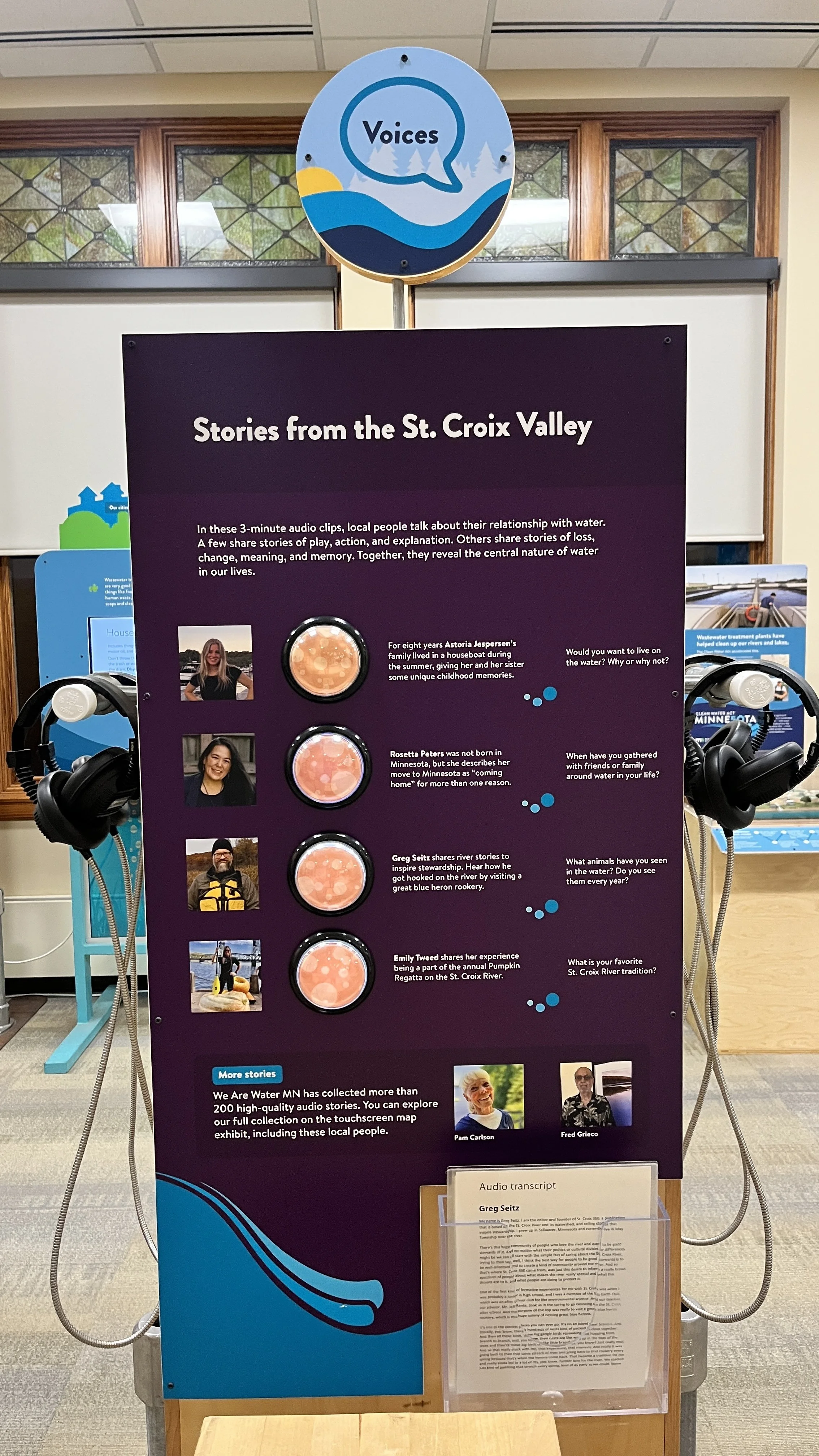 "We Are Water - Minnesota" exhibit at Stillwater Library