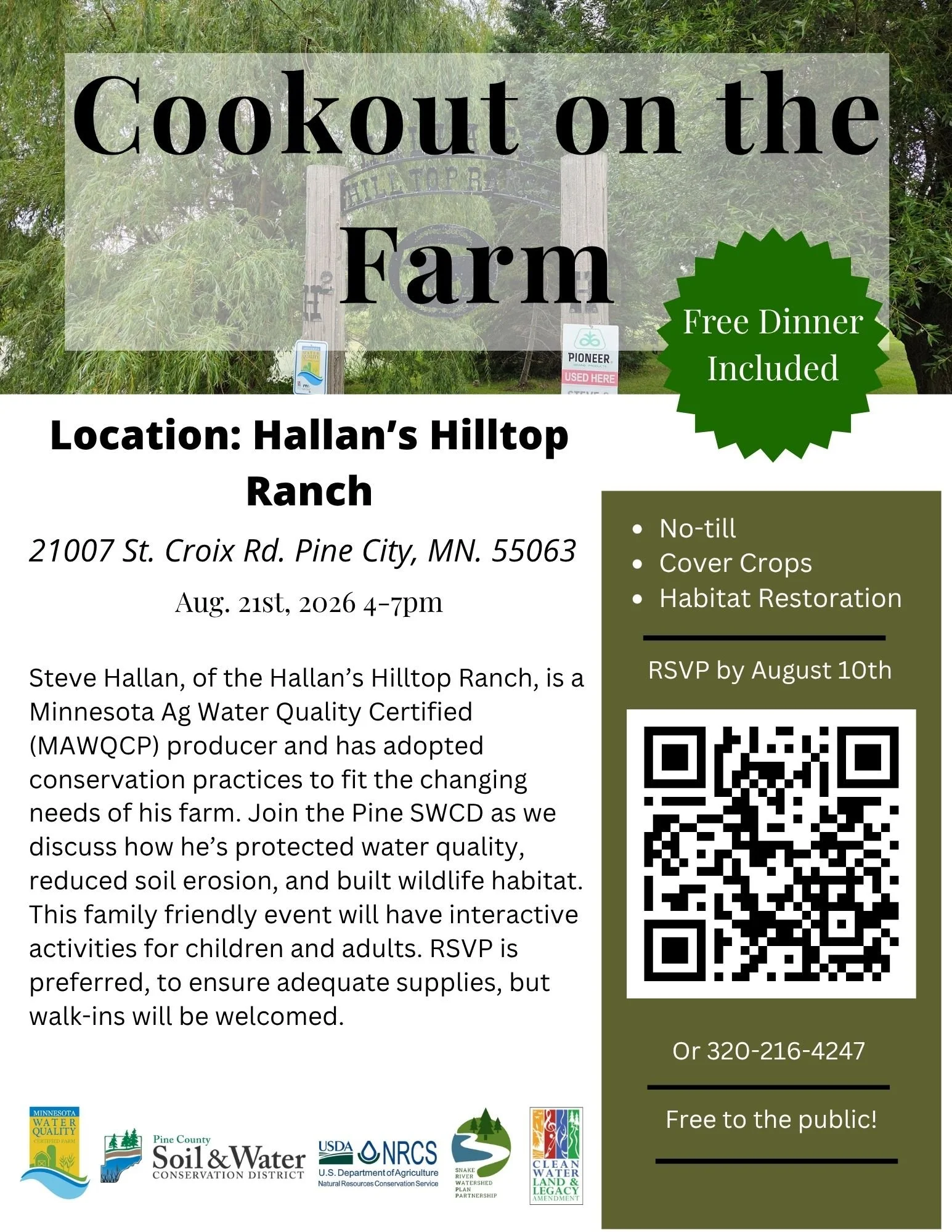 Cookout on the Farm (Pine City)