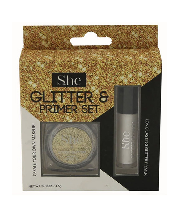 GR123 Gold Glitter & Primer Set