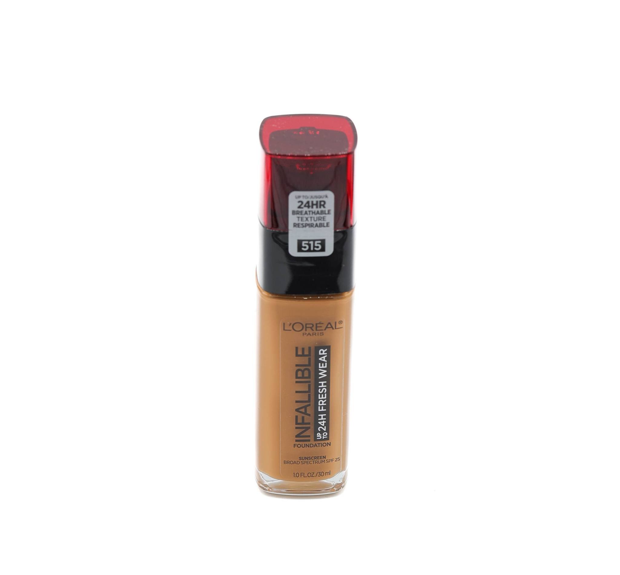 L'oreal Infallible 24HR Fresh Wear Foundation.
&mdash;
For wholesale orders, please get in touch with us via WhatsApp: (+1) 646 707 1346.
&mdash;
Up to 24HR Fresh Wear Foundation provides medium-to-full buildable coverage that lasts all day and allow