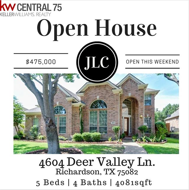 Beautiful new home on the market! Open today and tomorrow from 1-4! Great location; close to 400+ acre Breckinridge Park & comm. pool, plus exemplary Plano schools. Enjoy pretty drive-up, impressive 2-story Entry, split Formals, gorgeous solid oa