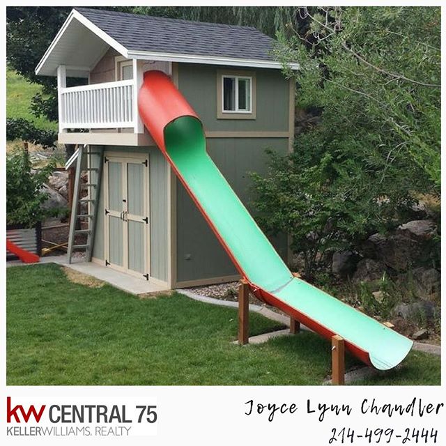 Wow! Check out this playhouse! What do you think of the slide that was added?
#house#home#dallas#dallastx#dallastexas#texas#dallasrealtor#dallasrealestate#realestate#realtor#garland#mesquite#plano#frisco#wylie#allen#rowlett#rockwall#backyard#backyar