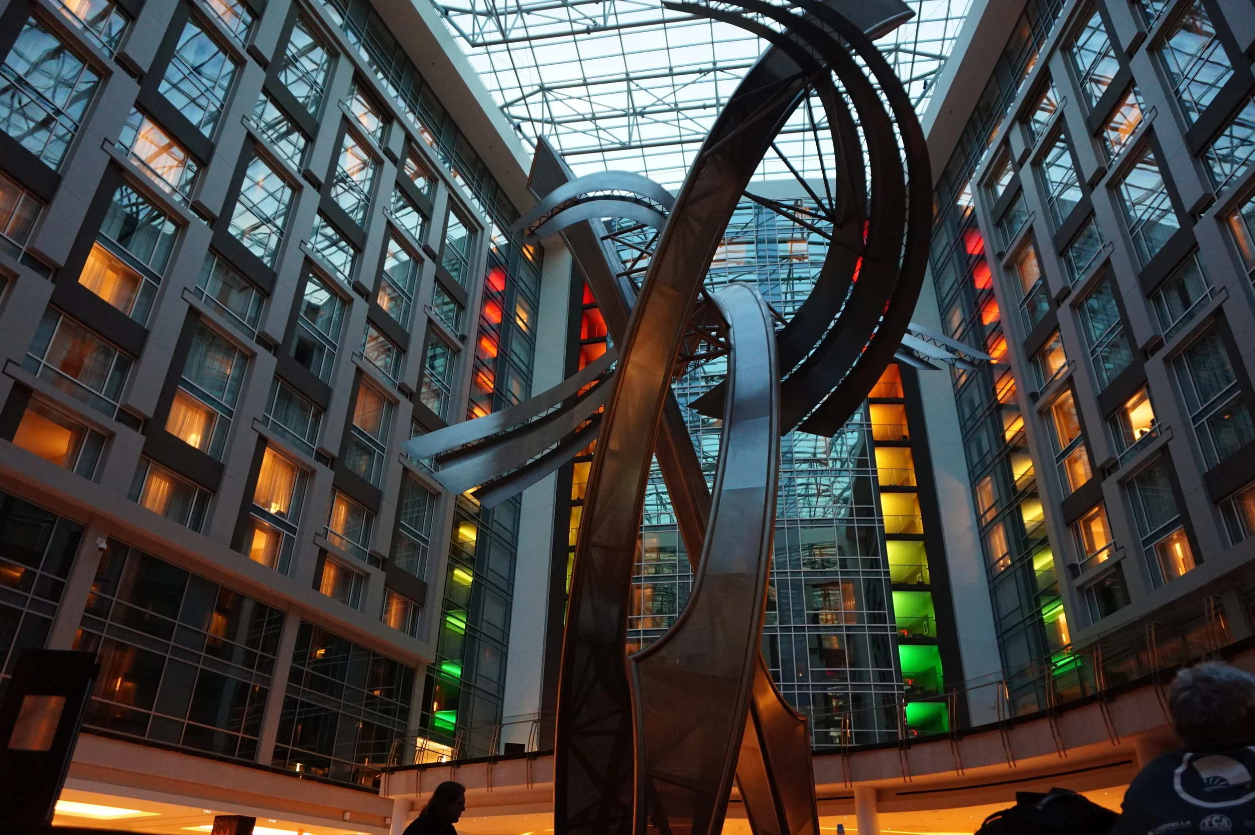 The attached hotel (the Marriott Marquis) is a great photo location, though!