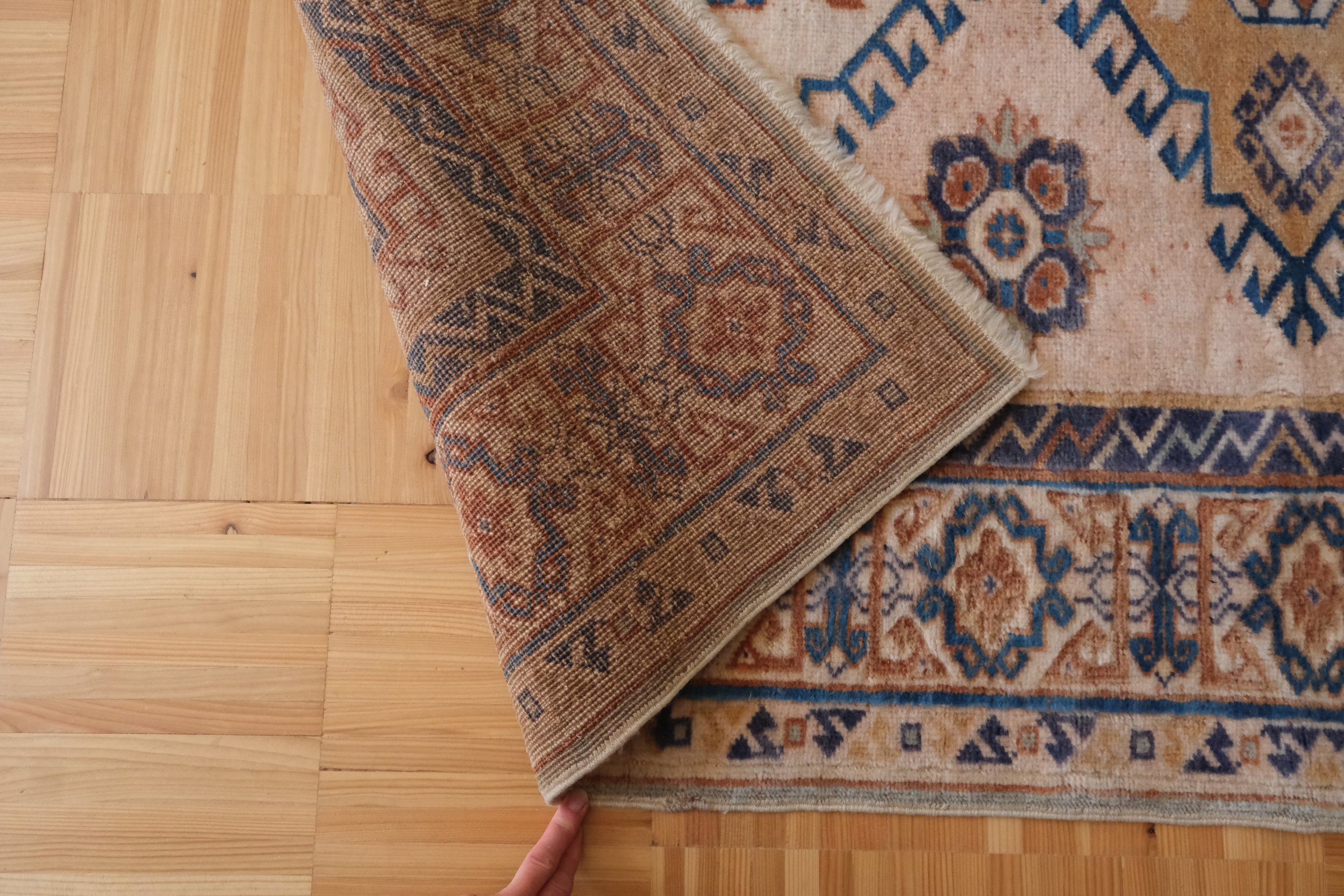 hand knotted wool