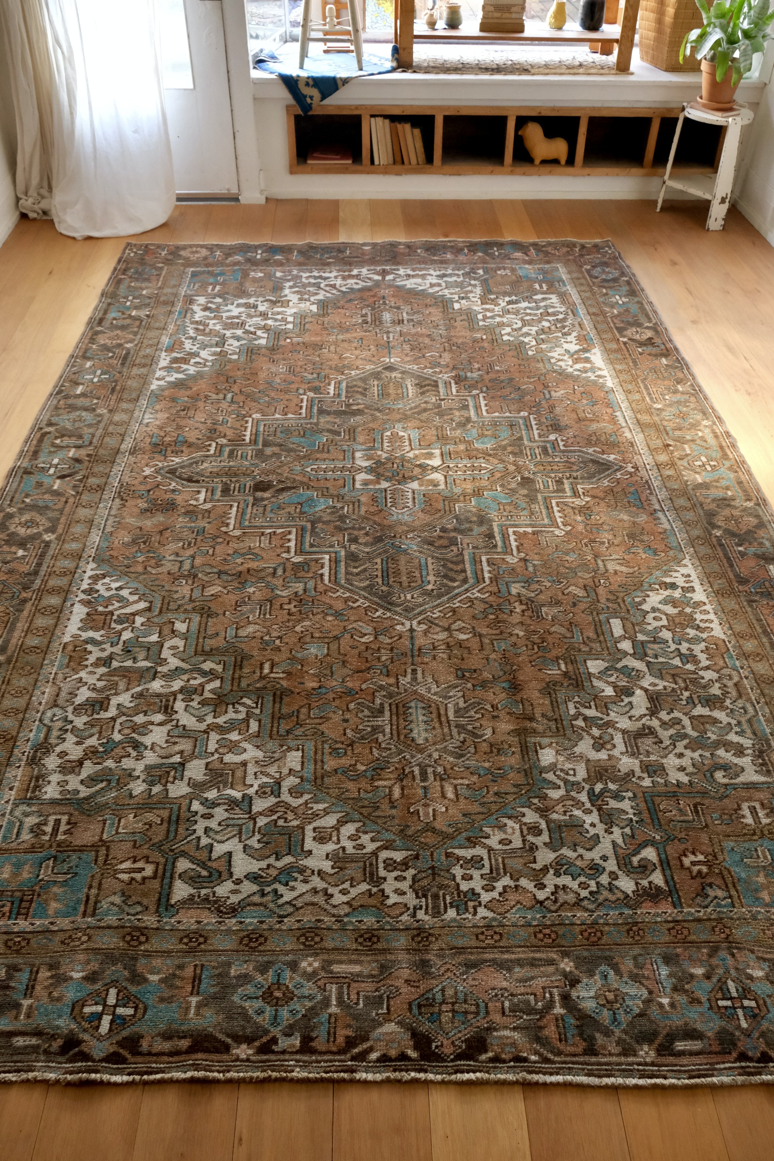earthy colors mixed with lots of turquoise