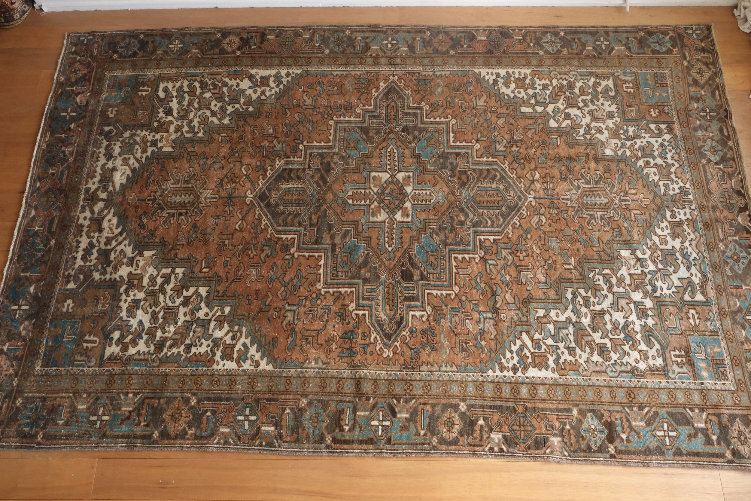 the rug is rectangular